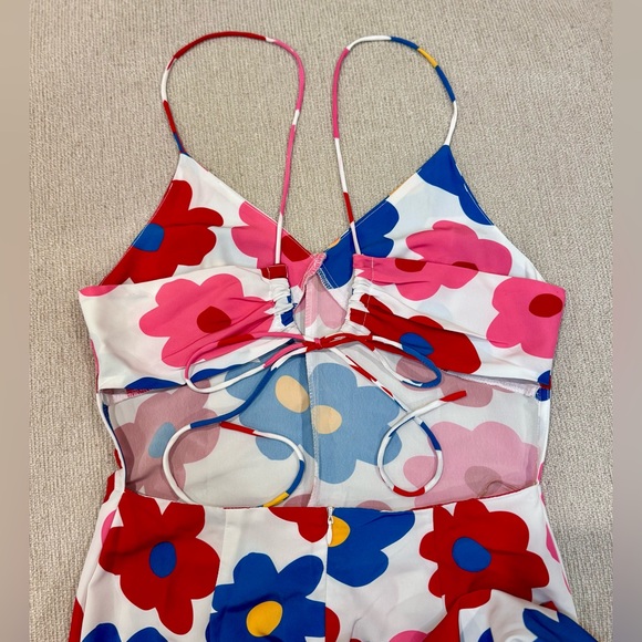 Glamorous Floral Open Back Jumpsuit - Picture 5 of 8